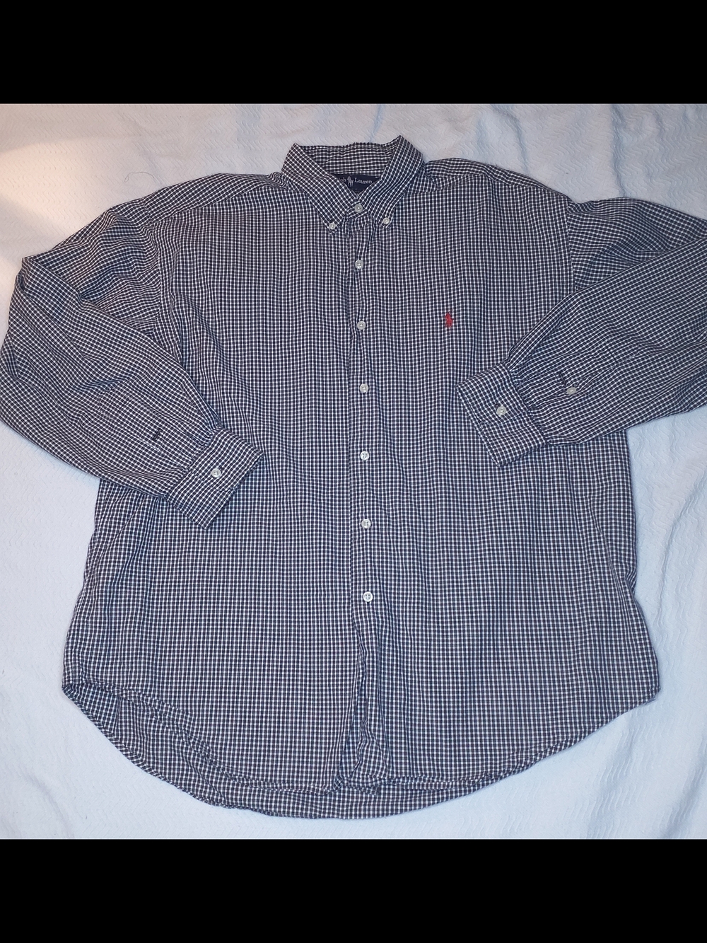 Ralph Lauren Marlowe Mens XL Cotton Button Down Shirt
